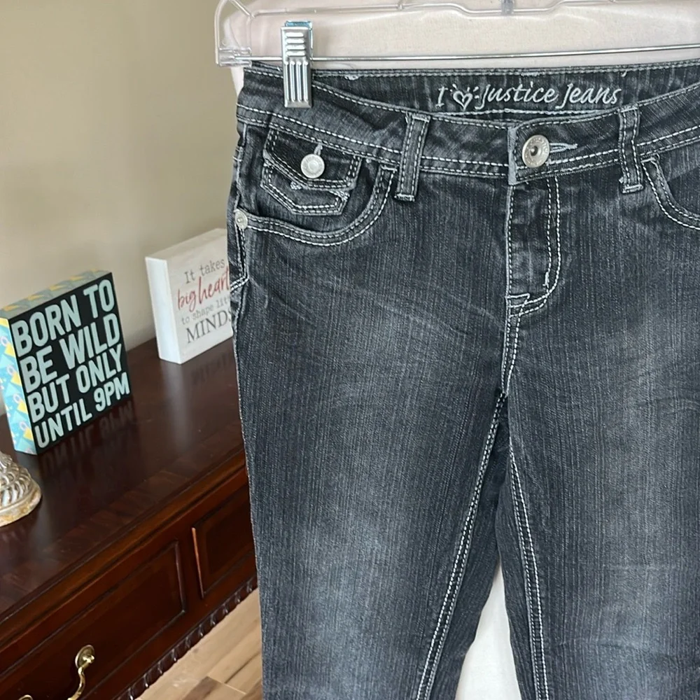 Jeans Justice Black Denim Simply Low